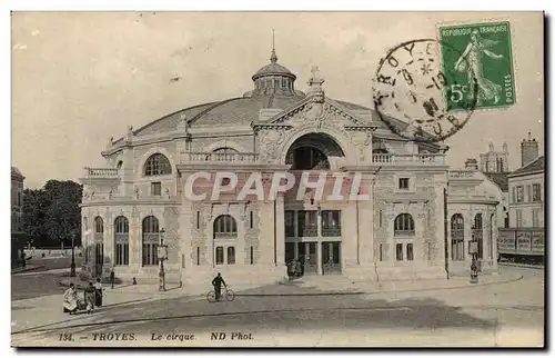 Troyes Cartes postales Le cirque (circus)
