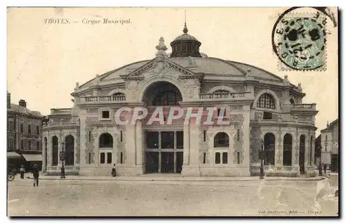 TRoyes Ansichtskarte AK Le cirque municipal (circus)