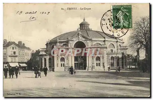 TRoyes Cartes postales Le cirque municipal (circus)