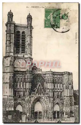 TRoyes Cartes postales La cathedrale St pierre