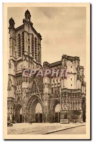 TRoyes Cartes postales La cathedrale