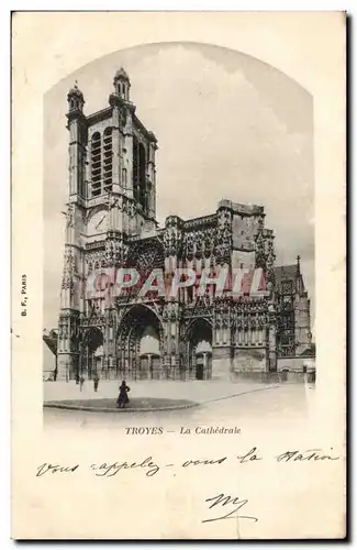 TRoyes Cartes postales La cathedrale