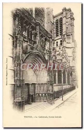 TRoyes Ansichtskarte AK La cathedrale Entree laterale