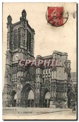 TRoyes Cartes postales La cathedrale La vierge et l&#39enfant