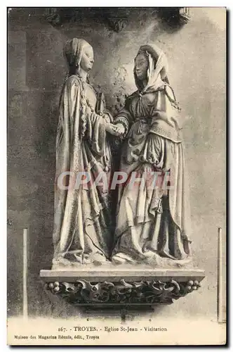 Troyes Cartes postales Eglise Saint Jean Visitation