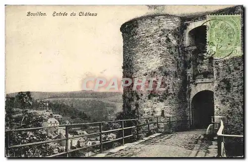 Belgie Belgique Ansichtskarte AK Bouillon Entree du chateau