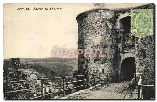 Belgie Belgique Cartes postales Bouillon Entree du chateau