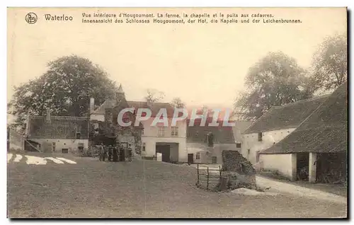 Belgie Belgique Cartes postales Waterloo Vue interieure d&#39Hougoumont La chapelle et le puits aux cadavres