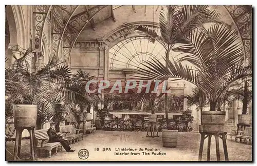 Belgie Belgique Cartes postales Spa Interieur du Pouhon