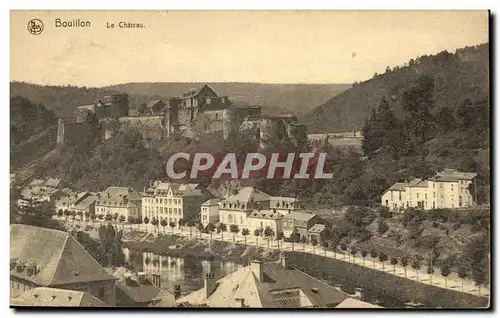 Belgie Belgique Ansichtskarte AK Bouillon Le chateau