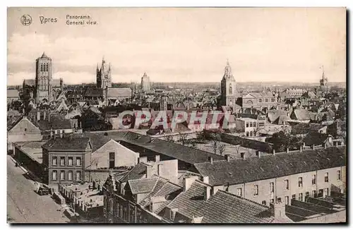 Belgique Belgie Ansichtskarte AK Ypres Panorama