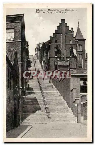 Belgie Belgique Ansichtskarte AK Liege Montagne de Bueren