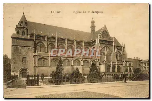 Belgie Belgique Cartes postales Liege Eglise Saint Jacques