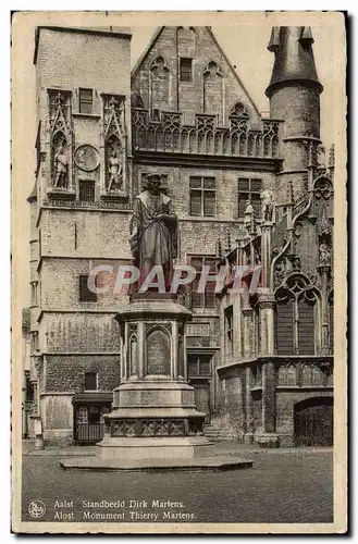 Belgie Belgique Cartes postales Aalst Monument Thierry martens