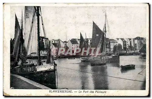 Belgie Belgique Cartes postales Blankenberghe Le port des pecheurs