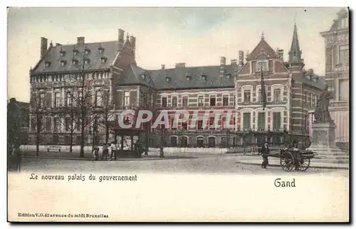 Belgie Belgique Ansichtskarte AK Gand Le nouveau palais du gouvernement