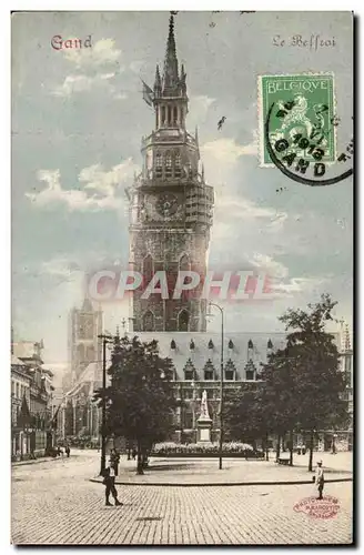 Cartes postales Belgique Gand le beffroi