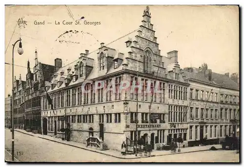 Cartes postales Belgique Gand La cour St Georges