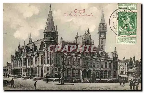 Cartes postales Belgique Gand La poste centrale