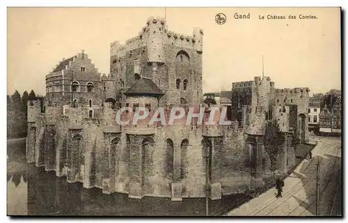 Cartes postales Belgique Gand Le chateau des comtes