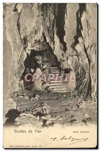 Cartes postales Belgique Grottes de Han Salle Vigneron