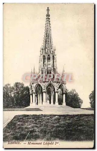 Ansichtskarte AK Belgique Laeken Monument Leopold 1er