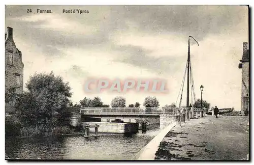 Cartes postales Belgique Furnes Pont d&#39Ypres