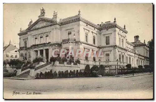 Cartes postales Belgique Spa Les bains