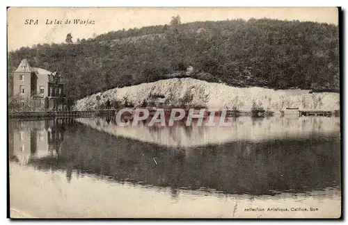 Cartes postales Belgique Spa Le lac de Warfaz