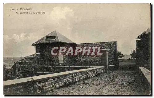 Ansichtskarte AK Belgique Namur citadelle Au sommet de la citadelle