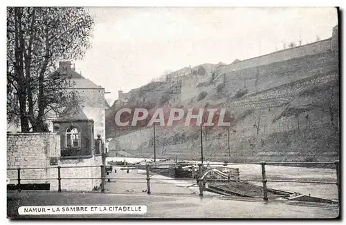 Cartes postales Belgique Namur La Sambre et la citadelle