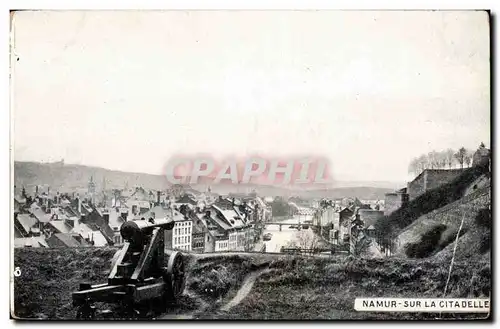 Cartes postales Belgique Namur Sur la citadelle