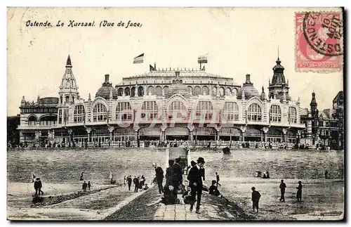 Ansichtskarte AK Belgique Ostende Le Kursaal (vue de face)