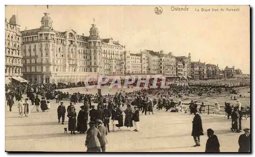 Ansichtskarte AK Belgique Ostende La digue (vue du kursaal)