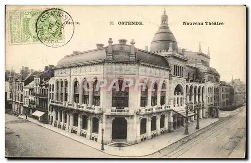 Cartes postales Belgique Ostende Nouveau theatre