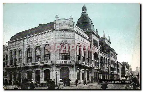 Cartes postales Belgique Ostende Le nouveau theatre