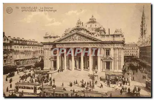 Cartes postales Belgique Bruxelles La Bourse