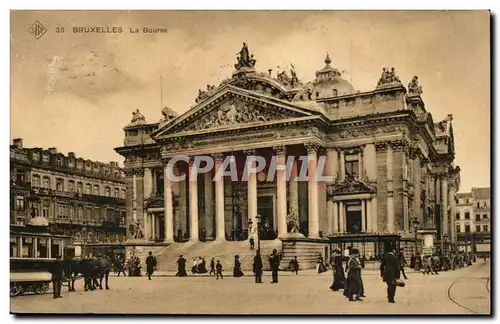 Cartes postales Belgique Bruxelles La Bourse