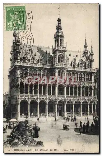 Cartes postales Belgique Bruxelles La maison du roi
