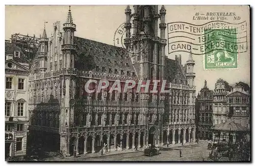 Ansichtskarte AK Belgique Bruxelles L&#39hotel de ville