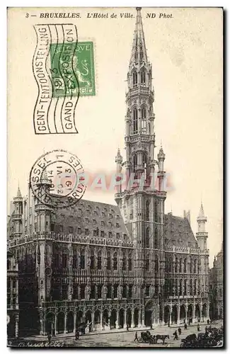 Cartes postales Belgique Bruxelles L&#39hotel de ville