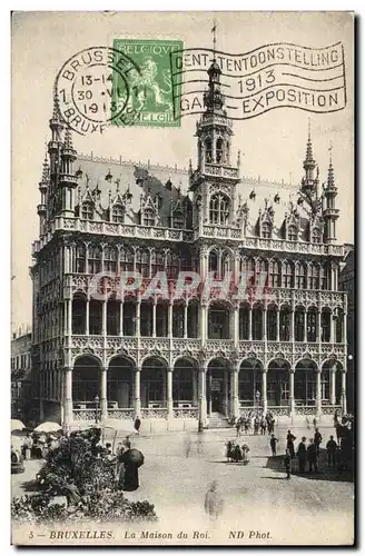 Cartes postales Belgique Bruxelles La maison du roi