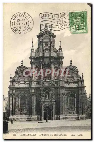 Cartes postales Belgique Bruxelles L&#39eglise du beguinage