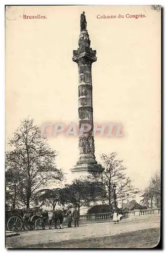 Ansichtskarte AK Belgique Bruxelles Colonne du Congres