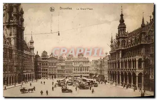 Ansichtskarte AK Belgique Bruxelles La grand place