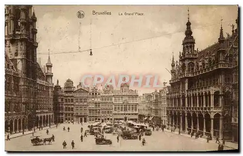 Cartes postales Belgique Bruxelles La grand place