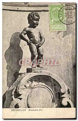 Cartes postales Belgique Bruxelles manneken Pis