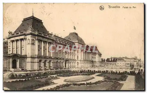Cartes postales Belgique Bruxelles Palais du roi