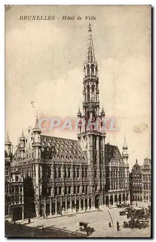 Ansichtskarte AK Belgique Bruxelles Hotel de ville