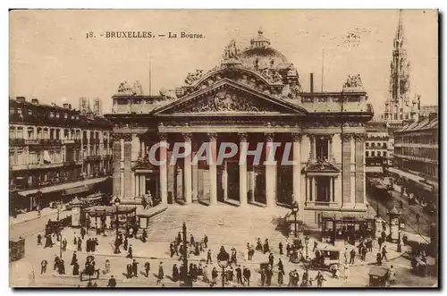 Cartes postales Belgique Bruxelles La Bourse